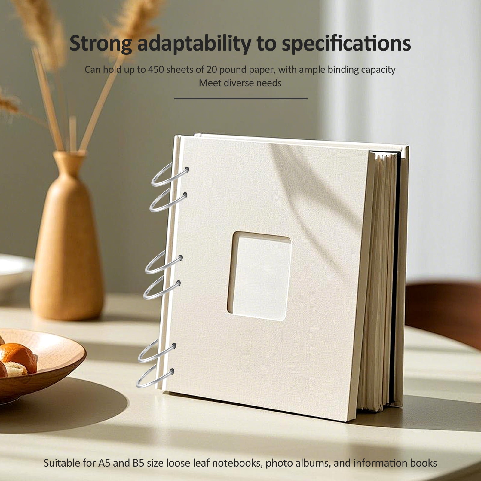 Threns Binder Rings,3 inch Loose Leaf Binder Book Rings,50 Pack Metal Keychain Loops for Index Cards Notebook Office Home