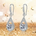 thumbnail image 4 of HANXIULIN Women's Earrings Drop Earrings Fashion Drop Jewelry Water Drop Shaped Crystal Jewelry Earrings Dangle Earrings, 4 of 9