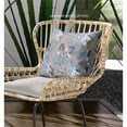 thumbnail image 7 of Plant Illusion Suede Zippered Pillow with Insert in Gray Cream 18 x 18, 7 of 7