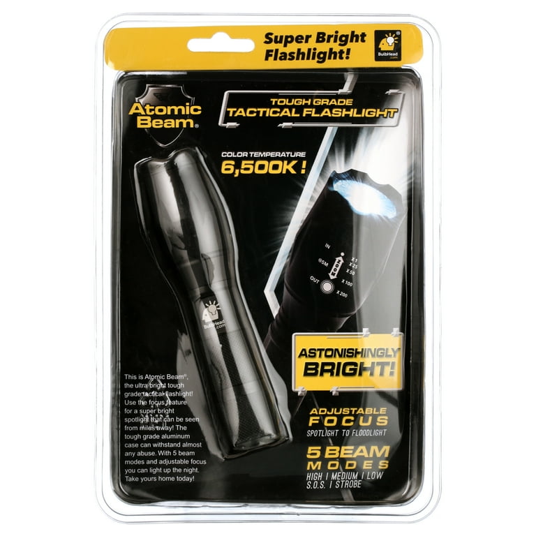 atomic beam rechargeable flashlight As Seen On TV Handheld Atomic Beam - Waterproof Tactical LED Flashlight  with Adjustable Speed