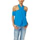 thumbnail image 1 of Rachel Roy Blusa de punto con hombros descubiertos para mujer, azul, 8, 1 of 1