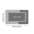 thumbnail image 3 of Bath Rug Super Absorbent Dry Non Slip Backing Washable Bathroom Floor Mats Shower Rug For In Front Of Bathtub Shower Room Dark 16x24in, Usupdd 2025 Bath Rug Super Absorbent, 3 of 7