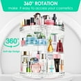 360 Rotating Makeup Organizer, Adjustable Storage Large Capacity Makeup