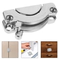 thumbnail image 5 of KAKOWELY 2pcs Table Buckle Connector Zinc Alloy Table Furniture Splicing And Fixing Connector Buckle Table Board Connector Hardware With Screws Accessories, 5 of 5