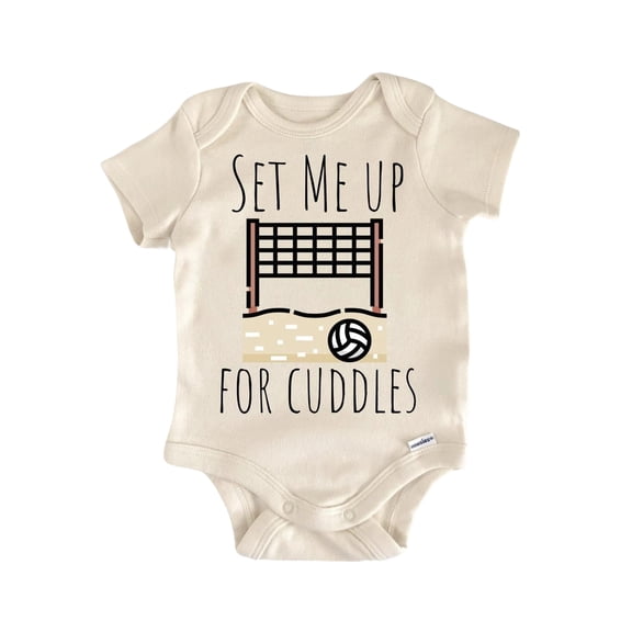Beach Volleyball Newborn Baby Bodysuit