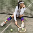thumbnail image 6 of Naloa Magic Mushrooms ,Fireflies Thigh High Socks Extra Long Stretchy Sock Women Over Knee High Opaque Stocking Daily Wear, 6 of 6