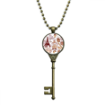 thumbnail image 1 of Food Cooker France Eiffel Tower Key Necklace Pendant Tray Embellished Chain, 1 of 3