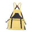 thumbnail image 2 of GUOOL Tablier de Jardin Résistant à l'Usure Pochette de Rangement Tablier de Cuisine Jaune, 2 of 9