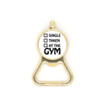 thumbnail image 1 of Single Married Gymnasium Choice Beer Bottle Cap Opener Stainless Steel Key Chain, 1 of 3