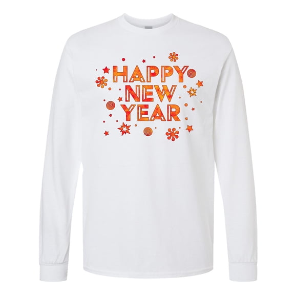 Inktastic Happy New Year Long Sleeve T-Shirt