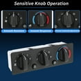 thumbnail image 5 of Unique Bargains A/C Heater Climate Control Module for Peterbilt 384 Cab 2008-2015 HVAC Control Switch Panel Replace No.Q216012/5995000/501410535, 5 of 7