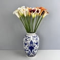 thumbnail image 6 of Riguas Artificial Common Calla Lily Realistic Fake Flower Stem Home Office Wedding Party Indoor Outdoor Faux Bloom Centerpiece Decoration, 6 of 7