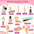 thumbnail image 2 of Flooyes Makeup Kit For Little Girl, Wooden Makeup Toy Set With Beauty Salon For Kids, Birthday Gift For 3 4 5 6 7 8 Year Old Toddlers, 2 of 7