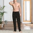thumbnail image 2 of Rateoe Gold Spiders And Cobwebs Pattern Men’s Ultra-Soft Comfy Pajama Lounge Pants Sleepwear,Comfortable Lounge Wear,lightweight Pajamas, Casual Home Wear-Large, 2 of 6