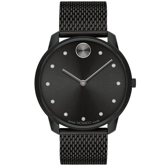 Movado Men's Bold Black Dial Watch - 3600904