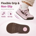 thumbnail image 5 of TARANIS Toddler Shoes for Girls and Boys, Non-Slip Breathable Wide Toe Baby Sneakers, Pink, 5 of 9