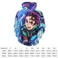 thumbnail image 2 of Demon Slayer Unisex Sweatshirts Loose Pullover Sweater Hooded Hoodie 3D Printing Jacket Winter Fall Clothes 6XL, 2 of 7