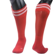 Meso Boy's 2 Pairs Knee High Sports Socks for Baseball/Soccer/Lacrosse SRed