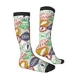 thumbnail image 3 of Easygdp Travel Stamp Soccer Socks Sport Knee High Socks Calf Compression Athletic Socks for Men and Women, 3 of 9