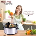 thumbnail image 3 of Slow Cooker Lid Holder Heat-Resistant Reusable Pot Lid Stand Plastic Organizer for 6QT Crock Pots Space-Saving Hanging Rack, 3 of 7
