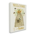 thumbnail image 3 of Stupell Industries Welcome Home Insect Hovering Roped Beehive and Sunflowers,36 x 48, Design by Cindy Jacobs, 3 of 7