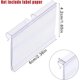 thumbnail image 3 of Clear Plastic Label Holders For Wire Shelf Retail Price Label, Basket Bin Labels Clip On, Labels For Storage Bins, Merchandise Sign Display Holder For, 3 of 5
