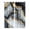 White,Black,Gray, variant on Black Golden Marble Kitchen Curtains 84 Inch Length, Modern Ink Painted Aesthetics Grommet Top Bedroom Living Room Curtains, Light Filtering Cafe Curtain Drapes 2 Panels Set 84''x84''