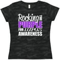 thumbnail image 3 of Inktastic Rocking The Purple for Lupus Awareness Women's T-Shirt, 3 of 5