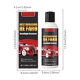 thumbnail image 2 of Eoozwa Car Headlight Restoration Kit 100ml for Scratch Polish Maintenance Easy Application Clear Lens Protection Detailing Essential, 2 of 6