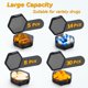 thumbnail image 3 of Small Pill Organizer, 7 Packs Travel Pill Box Portable 3 Day BPA Free Mini Pill Organizer for Pocket Purse Briefcase Travel Pills Medicine Cod Liver Oil Storage Box, 3 of 5