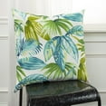 thumbnail image 2 of Rizzy Home 22" Palms and Leaves Polyester Outdoor Pillow - Blue and Green, 2 of 10