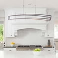 thumbnail image 2 of VONN Sirius 46" Integrated LED ETL Certified Linear Chandelier in Silver, 2 of 10