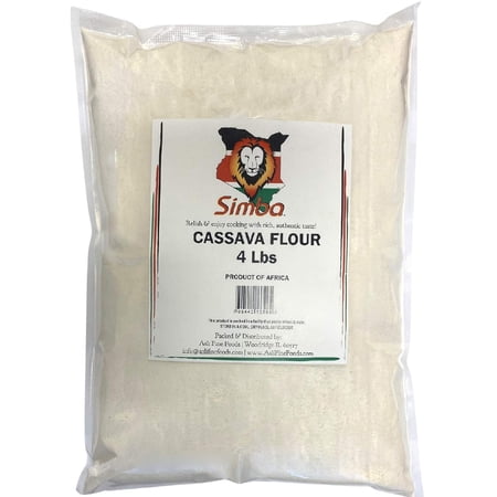 Cassava Flour, 4 Pounds - Grain-Free, Gluten-Free, Paleo Baking Flour - Made From 100% Yuca Root