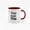 Red, variant on 11 Ounce "You Got This" Ceramic Mug with Inspirational Quote - Black Handle Coffee Cup for Daily Use