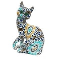 thumbnail image 4 of DOLITY Coloré Chat Statue Table Ornement Figurine de Chat Bureau Collection pour Ménage C, 4 of 9