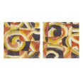 thumbnail image 1 of IMAX Corporation Fire and Slate 2 Piece Acrylic Floating Wall Art Set, 1 of 1