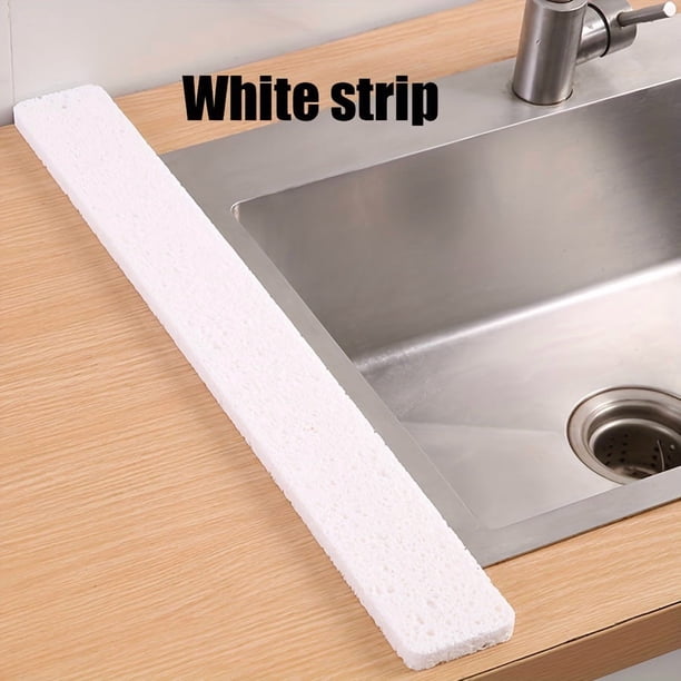 Tapete antideslizante for fregadero de cocina de secado rápido: tapete absorbente y escurridor, adecuado for encimeras, esponjas, vajillas, accesorios de cocina duraderos y fáciles de limpiar