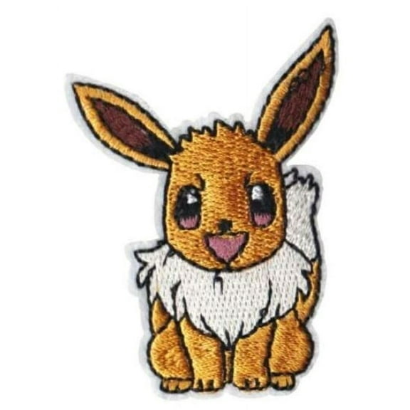 Pokemon Eevee 2.5" Tall Embroidered Iron On Patch