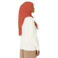 thumbnail image 3 of Burnt Orange Hijab, Orange Shawl, Orange Scarf, Hijab For Women, 3 of 4