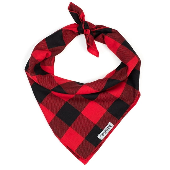 Large Buffalo Plaid Bandana