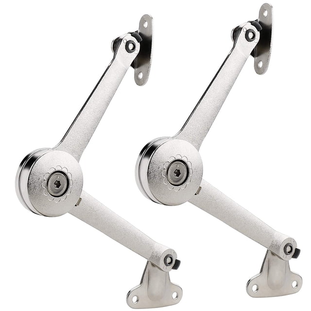 RUYUFE Soporte de tapa Bisagra Tapa con cierre suave Caja de juguetes Soporte de bisagra Tapas abatibles de gabinetes Soporte de cocina 40 lb / 2 piezas