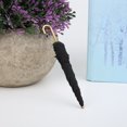 thumbnail image 3 of SPYMINNPOO 2 Pcs Miniature Umbrella Black Cloth DIY Doll House Decorative Accessory 1:12, 3 of 7