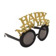 thumbnail image 3 of HEMOTON Golden Plastic Party Glasses for Photo Booth Props and Celebration Favors Size One Size Fits Most, 3 of 8