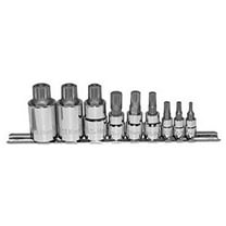 OEMTools 9 Piece 1/4" Drive Triple Square Bit Set
