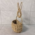 thumbnail image 3 of WEGFTDUOP Easter Rabbits Basket Hanging Wall Bag, 1Pc Open-Style Bunny Themed Hanging Basket, Versatile Easter Decor for Home Indoor Outdoor Front Door Fireplace Mantle Wall Festive Styling, 3 of 5