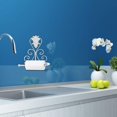 thumbnail image 5 of Toilet Paper Holder Wall Mounted Vintage Toilet Paper Roll Holder Towel Hanger Bathroom Roll Holder (White), 5 of 5