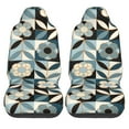 thumbnail image 2 of XMXT 2Pcs Car Seat Cover Decor Protector, Decorative Floral Patterns Bucket Auto Front Seats Covers Fits for Cars SUVs Trucks, Universal Fit, 2 of 9