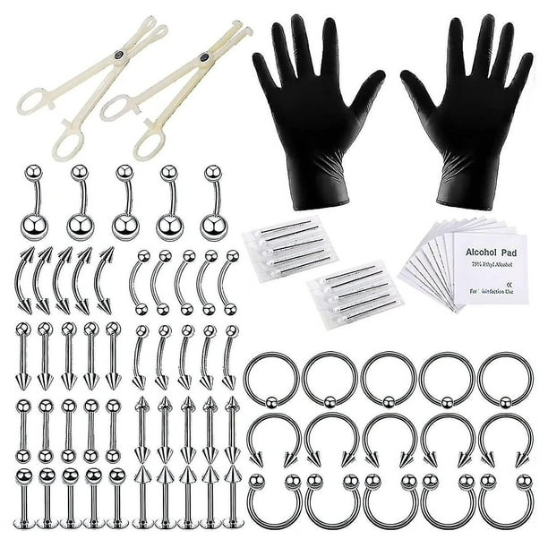 Piercing Kit Professional Body Piercing Kit Steel Piercing Needles Piercingliuyue Walmart.ca