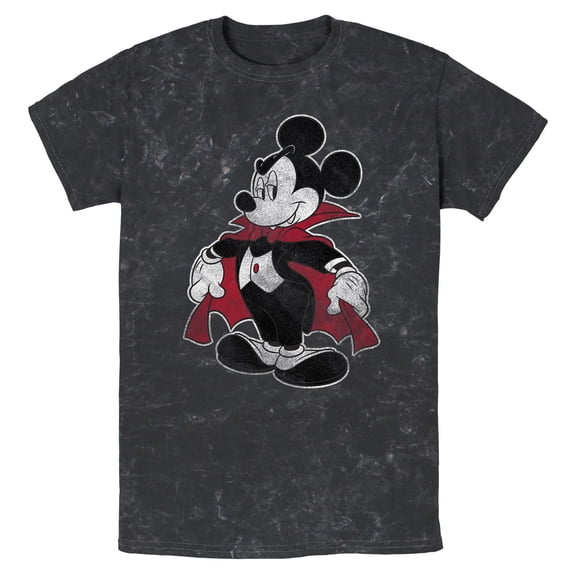 Mens Mickey & Friends Halloween Retro Vampire T Shirt