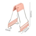 thumbnail image 3 of Pink Kitchen Non-Slip Removable Bowl Handholds Tray Lifter Pink #5w81c, 3 of 6
